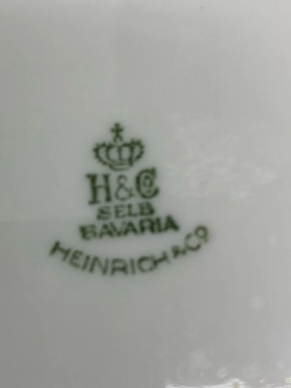Antique 1920's Imperial Heinrich & Co Selb Bavaria Relish Dish Songbird